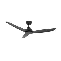 Croydon 48" 48W AC Three Blade Ceiling Fan Black - SACF11/48/3BK