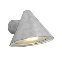 Cuchara Exterior Cone Surface Mounted Wall Light Galvanized - CUCHARA3