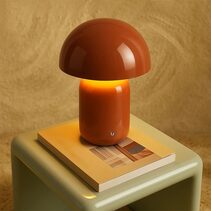 Mushroom LED CCT Dimmable USB Rechargeable Touch Table Lamp Clay - LL-LED-29C