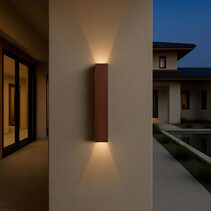 Ryland Exterior LED Up / Down Wall Light Rust - RYLAND EX2-RST