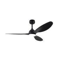 Waverley 52" 50W AC Three Blade Ceiling Fan With Selectable CCT 18W LED White - SACF01/52/3BK/L