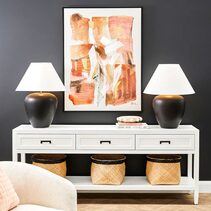 Auburn Abstract Canvas Painting - 53163