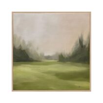 Green Meadows Canvas Painting - 53172