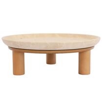 Eileen Footed Bowl Large Natural - 53205