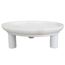 Eileen Footed Bowl Large White - 53206