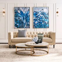 Jungle Blues Series III Enhanced Canvas Print - 53258