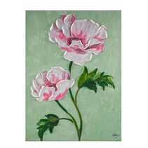 White Poppy Enhanced Canvas Print - 53268