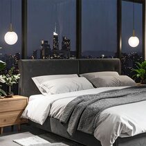 Bally 8 Pendant Antique Gold / Alabastro - BALLY PE 08-AGMB