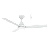 Zorro 48" DC Ceiling Fan With Remote Control + LED Light White - MZDC1233W