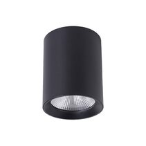 Paco 10W Surface Mounted LED Downlight Matt Black / Tri-Colour - TLPD10M