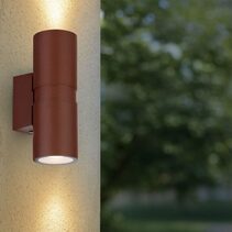 Sarnel Exterior Up & Down Wall Light Rust - SARNEL EX2-RST