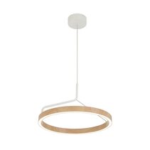 Truvon 40 LED Pendant White / Oak - TRUVON PE40-WHOK