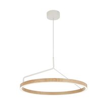 Truvon 60 LED Pendant White Oak - TRUVON PE60-WHOK