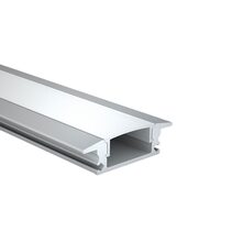 Recessed 3 Meter Aluminium LED Profile Silver - SW-A1707A-3M