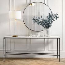 Essex Marble Table Lamp White - B12450