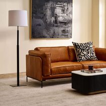 Vernon Floor Lamp Black - B12500