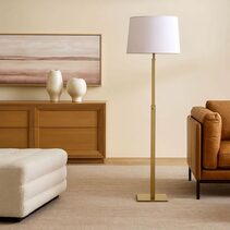 Vernon Floor Lamp Brass - B12501