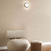 Bode Round Wall Light Old Brass