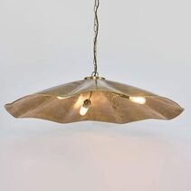 Melville Ceiling Pendant Hammered Large Antique Brass - ELPIM31725MAB