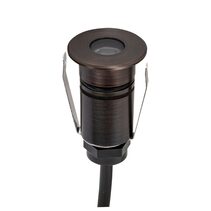 Emit-85 12V / 24V DC 36° LED Round Open Decklight Antique Brass / Tri-Colour - 10205