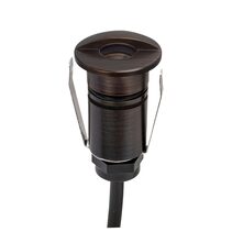 Emit-85 12V / 24V DC 36° LED Eyelid Decklight Antique Brass / Tri-Colour - 10207