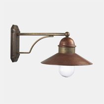 Borgo Medium Wall Light With Trasparent Glass - 244.25.ORT