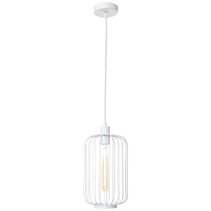 Kurten 1 Light Pendant White - KURT1PWHT