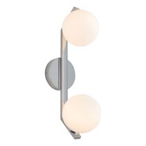 Rayna IP Rated 2 Light Wall Light Chrome - RAYN2WCHR