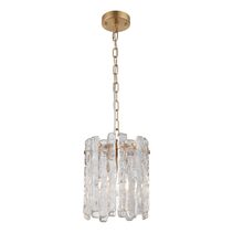 Riviera 1 Light Pendant Gold - RIVI1PGLD