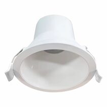 Coolum PLUS 9W LED rippleSHIELD Dimmable Downlight White / Tri-Colour - S9068TW35WH/RS