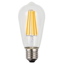 Filament ST64 Clear 6W LED E27 Dimmable / Warm White - ST64-6W2700KE27D