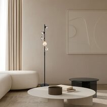 Varlin Floor Lamp Black - VARLIN FL5-BKMR