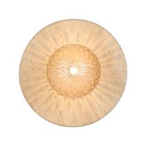 Varon Wall Light Beige Travertine / Amber - VARON WB-BEAMT