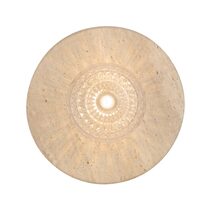 Varon Wall Light Beige Travertine / Clear - VARON WB-BECLP