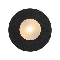 Varon Wall Light Black Travertine / Frost - VARON WB-BKFRT