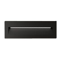 ZAC-PRO-8-240V 8W LED 240V Rectangular Recessed Brick Light Black / Tri-Colour - 10314