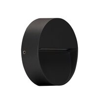 ZEKE-PRO-4-12V/24V-RND-BLK 5W 12V ~ 24V DC LED Surface Mounted Step Light Black / Tri-Colour - 10335