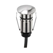 Emit-85 12V / 24V DC 36° LED 1-Way Decklight Stainless Steel / Tri-Colour - 10188