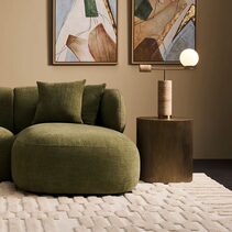 Zamora Travertine Marble Table Lamp - 12411