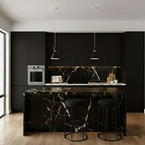 Oslo Pendant Black / White - 20913