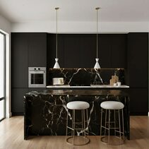 Oslo Pendant White / Brass - 20914