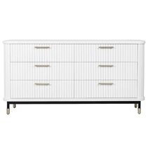 Sophia 6 Drawer Chest White - 33483