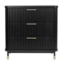 Sophia 3 Drawer Chest Black - 33799