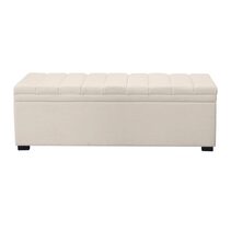Soho Storage Bench Ottoman Ivory - 33867