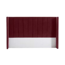 Central Park King Bedhead Wine Velvet - 33875