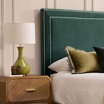 Manhattan King Bedhead Teal Velvet - 33878