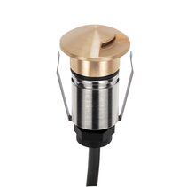 Emit-85 6W 24V DC 36° LED 1-Way Decklight Brushed Brass / RGBW - 10238