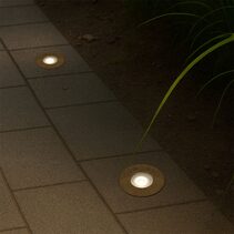 Halon Brass Inground Light Antique Brass - HALON G1-AB324