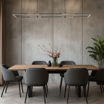 Zafra Rectangle Pendant Black - ZAFRA PER-BK