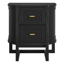 Theodore Bedside Table Small Black - 33912